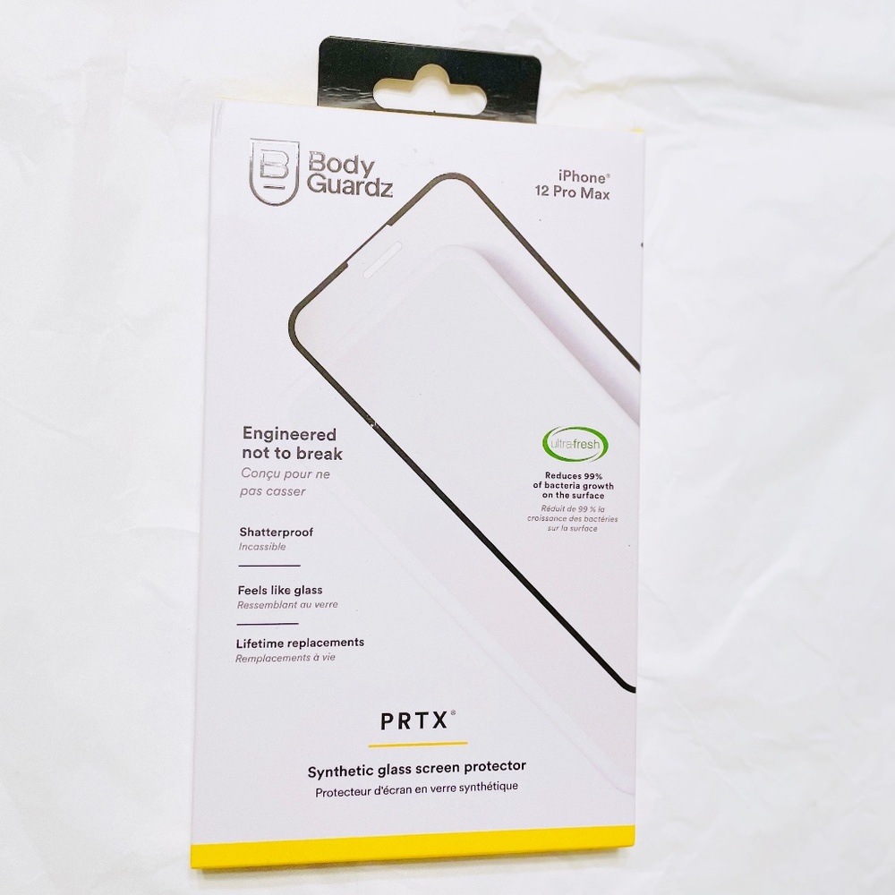 NEW Body Guardz iPhone 12 Pro Max PRTX Screen Protector NIB
